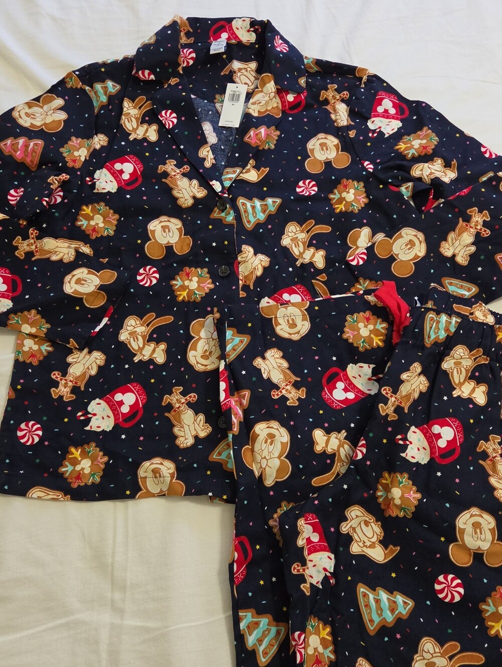 Old Navy X Disney Christmas Pajamas Pajama Set Womens XS